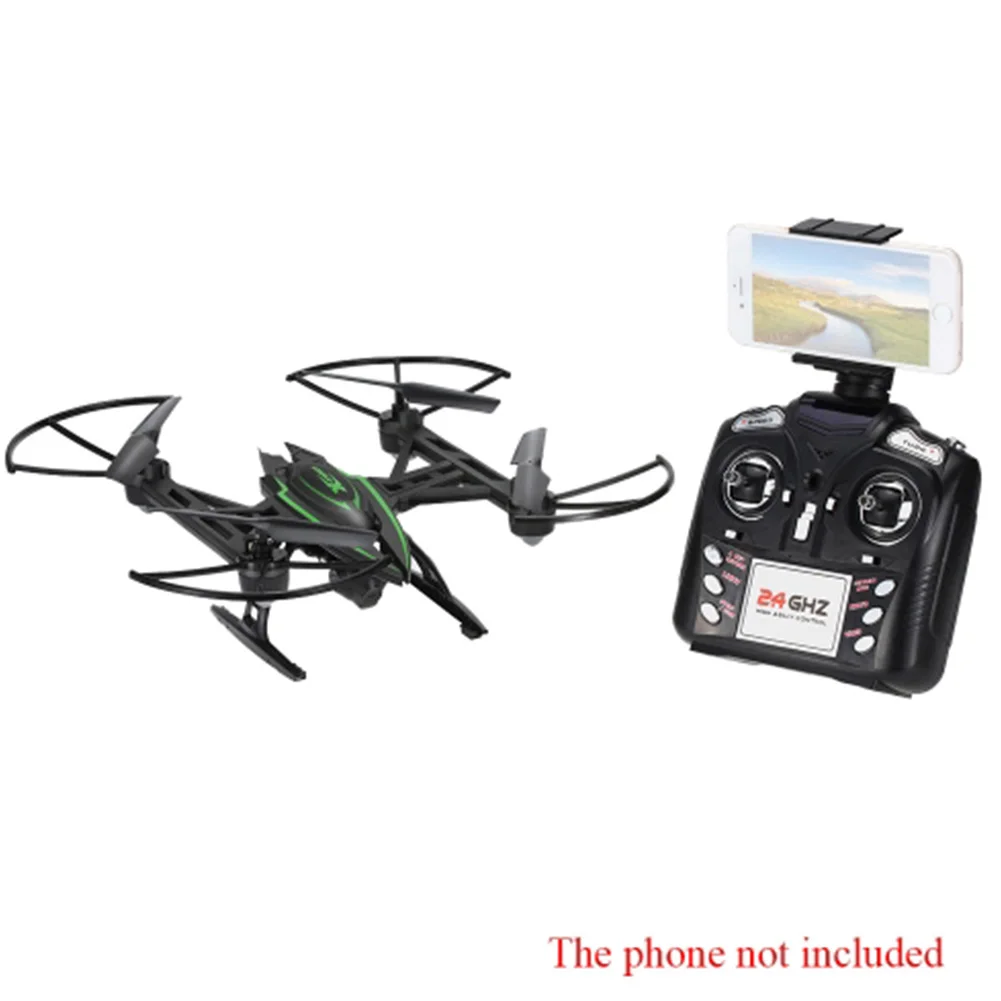 

Original JXD 510W 2.4G 4CH 6-Axis Gyro Wifi FPV 0.3MP Camera RTF RC Quadcopter with One-key Return CF Mode 3D-flip