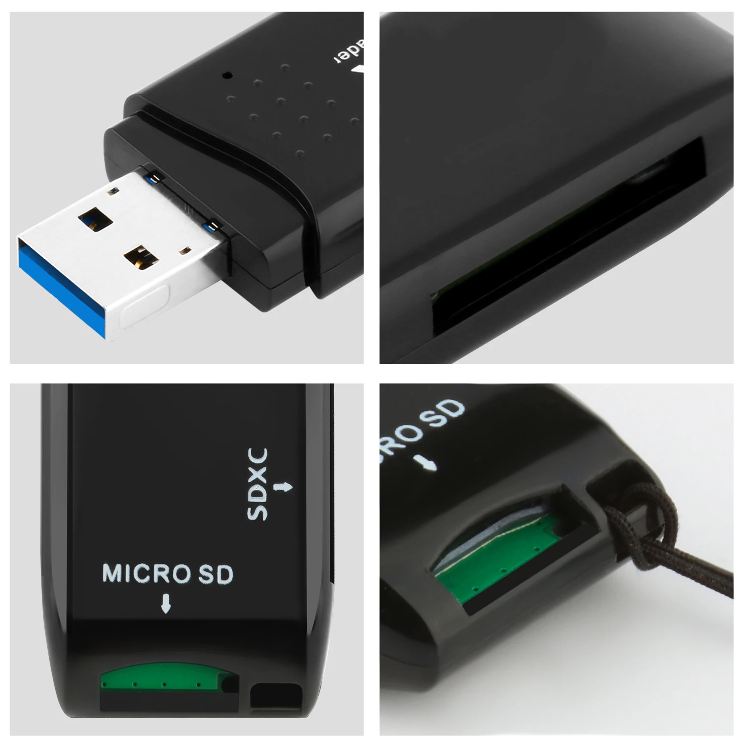 Rocketek usb 3 0 мульти карта памяти ридер адаптер кардридер для micro SD/TF microsd ридеры
