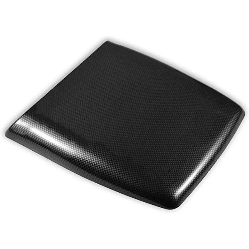 Carbon Fiber Black 1 шт. Автомобильный капот совок воздушный поток Впускной вентиляционный чехол декоративный 27*25 см - Color: Carbon Fiber Black