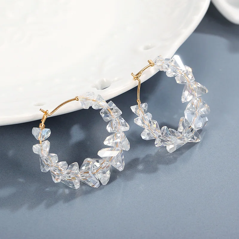 CHIMERA Elegant Pearls Stud Earrings Hoops Silver 925 for Women Cute Fashion Korean Rhinestone Crystal Jewelry Gifts for Ladies