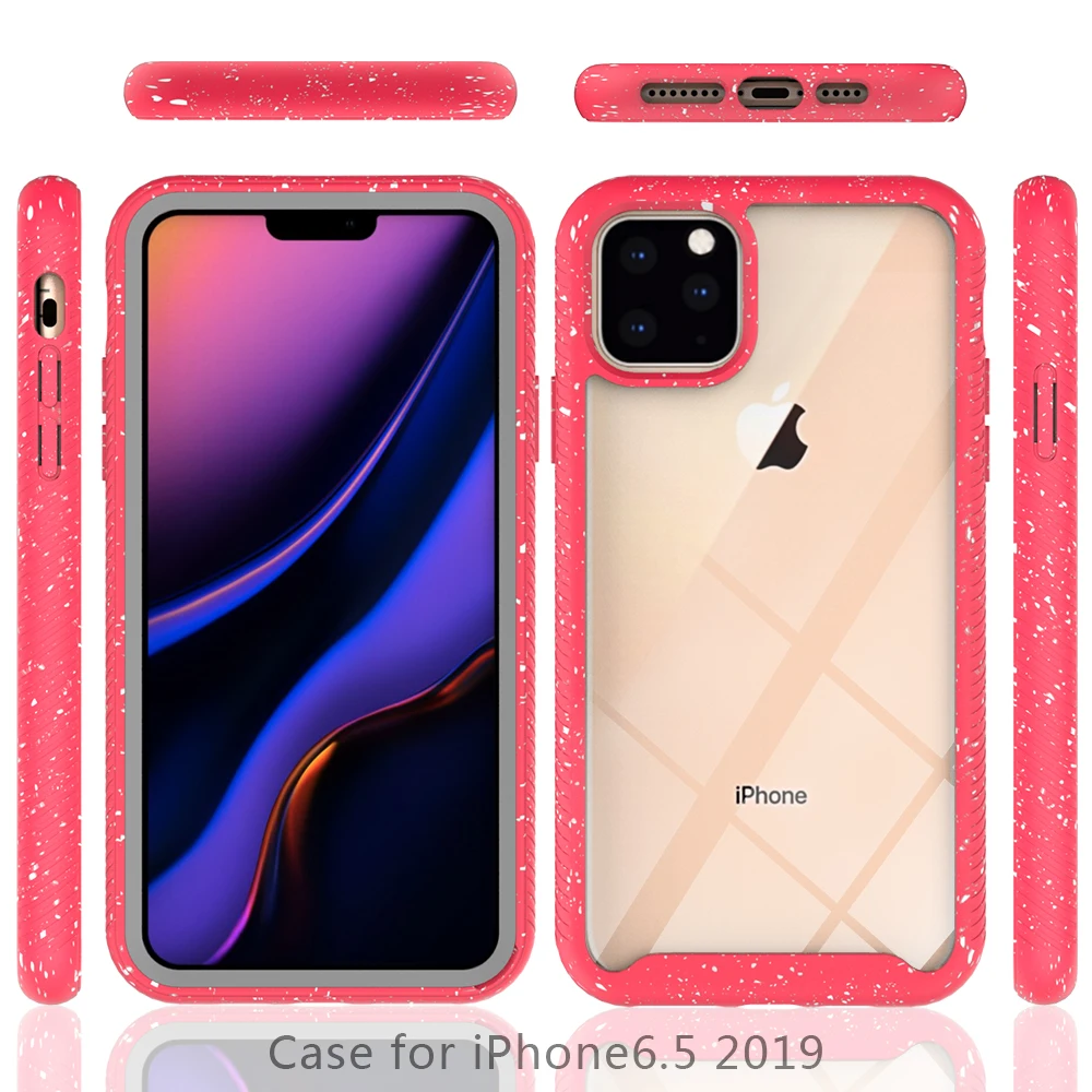 

For iPhone 11 Pro iPhone 11 Case Starry Sky Back TPU + PC Hybrid Shockproof Silicon Bumper Cover for iPhone 11 Pro Max 2019 Case