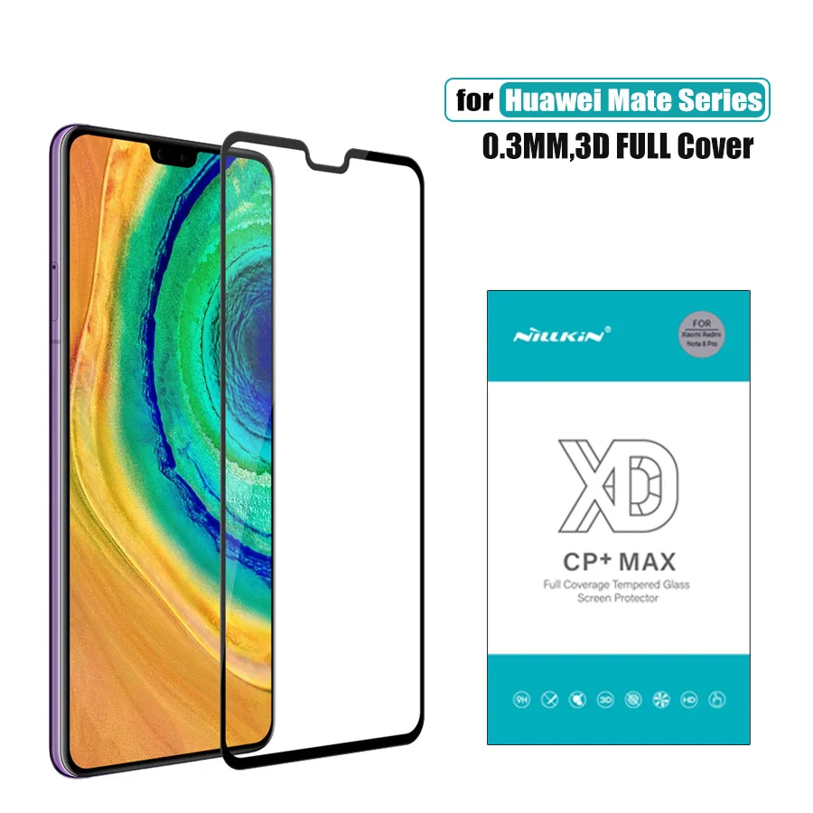XD CP PLUS MAX Huawei mate 30 Pro 20 X стекло Nillkin XD CP+ Max полное покрытие 3D Закаленное стекло протектор экрана для huawei mate 30 Pro 20X стекло - Цвет: XD CP PLUS MAX