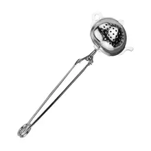 Многофункциональный чайный горшок из нержавеющей стали, ситечко для чая с ручкой для заварки, блокирующий фильтр для специй