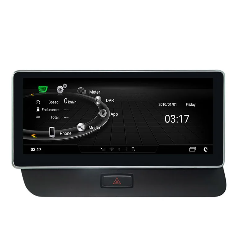10,25 дюймовый четырехъядерный Android 7,1 Автомобильный gps навигатор для Audi Q5 2009 2010 2011 2012 2013 с 2G ram 32G rom