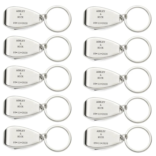 Custom Logo Keychain,personalized Key Chain With Company Logo,custom  Engraved Logo Wedding Gift,logo Engraved Metal Keyring Fob - Party &  Holiday Diy Decorations - AliExpress