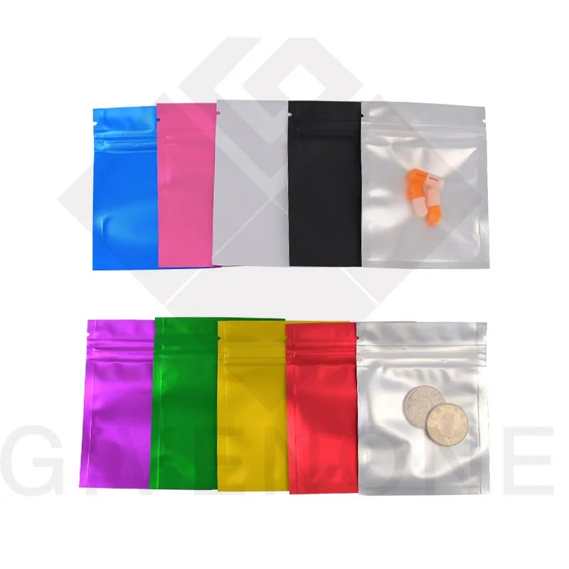 Красочные сумки из алюминиевой фольги на молнии вечерние для накладных ресниц