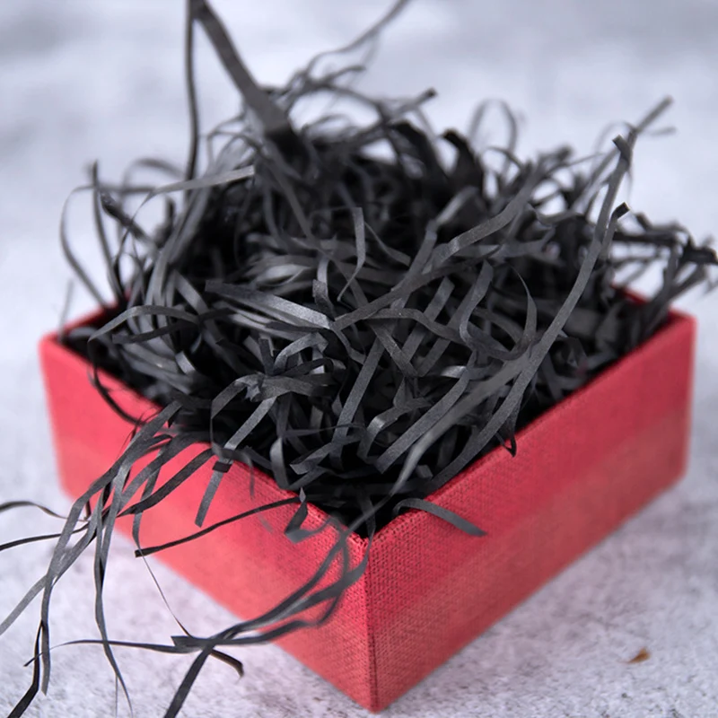 100 г Raffia джутовая Свадебная вечеринка измельченный рифленый бумага конфетти Подарочная Упаковка конфет Материал Филлер для подарочной упаковки украшения для дня рождения - Цвет: 7