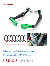 Мотокросс ручной Руль Ручка Бар охранники для KAWASAKI KLX125 KLX450R KLX250 KLX150BF KLX150S KDL125SR KDX250SR
