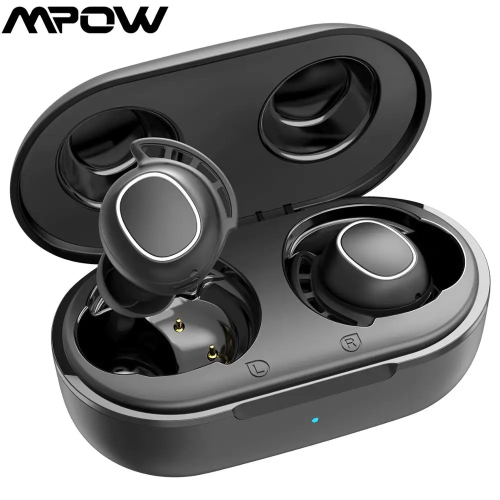 MPOW M30 TWS Stereo Wireless Earbuds With Charging Case IPX7 Waterproof Bluetooth 5.0 Sport Bass Earphone With Mic