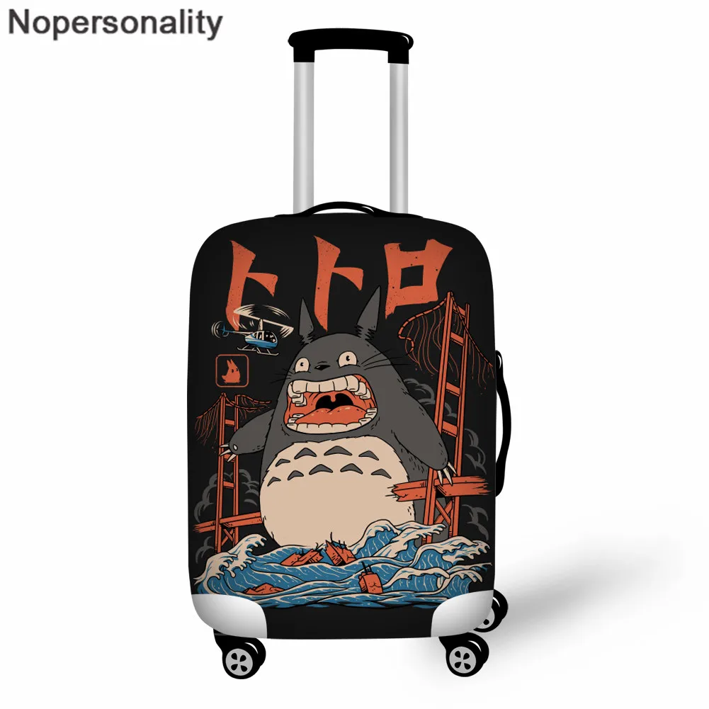 Z3111 Чехол для багажа neighit Totoro, аксессуары для путешествий, эластичный чехол для 18-32, чехол на колесиках, защитный чехол - Цвет: Z3111