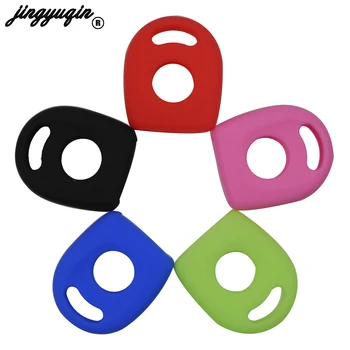

jingyuqin 30p Silicone Transponder Key Cover Soft For VW Polo Golf For SEAT Ibiza Leon For SKODA Octavia Transponder Key Shell