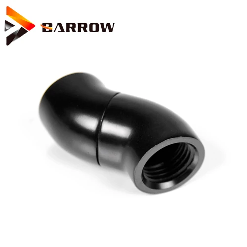 

Barrow G1/4 Black Silver white double female 360 degree rotate water cooling build connector computer fittings ,TSNW902-V1