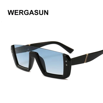 

WERGASUN Square Sunglasses Women Vintage Street Avant-garde Small Frame Sun Glasses Men Outdoor Personality Sun Eyeglasses
