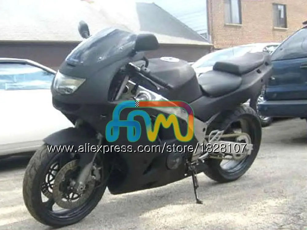 Корпус для KAWASAKI ZX 636 600CC ZX-636 ZX636 ZX-6R 22BS. 0 ZX600 ZX 6R ZX6R 94 95 96 97 1994 1995 1996 1997 обтекателя Красный Черный Топ - Цвет: No. 21 Flat black