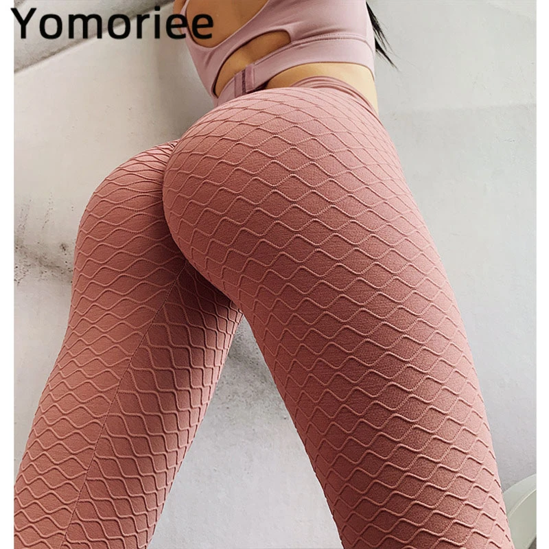 

Women Yoga Pants Gym Sport Workout Running Training Trousers Sexy Mesh Tummy Control High Waist Butt Lifting Leggings Yomoriee