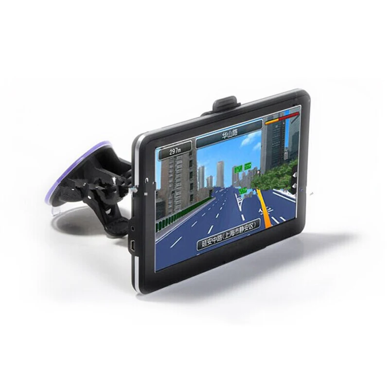 Чувствительный сенсорный автомобильный gps 7 дюймов 800*480 32 Гб TF USB автомобильный gps-навигатор встроенный полимерный литиевый аккумулятор с транспортным gps