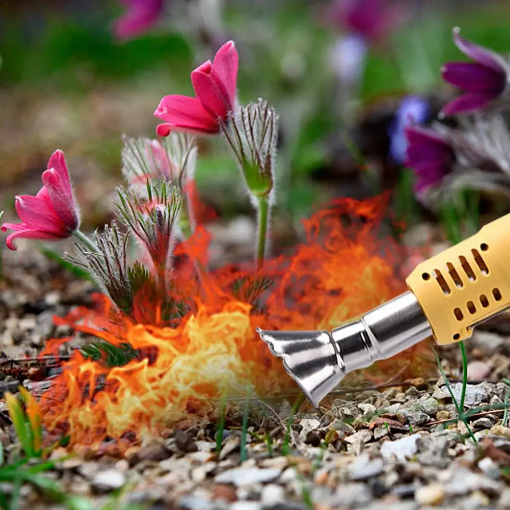 Электрически управляемая машина для выжигания сорняков экологически Электрический пожарный пистолет машина для выжигания сорняков садовое снаряжение сорняков водоросль убийца тепловой прополка палка