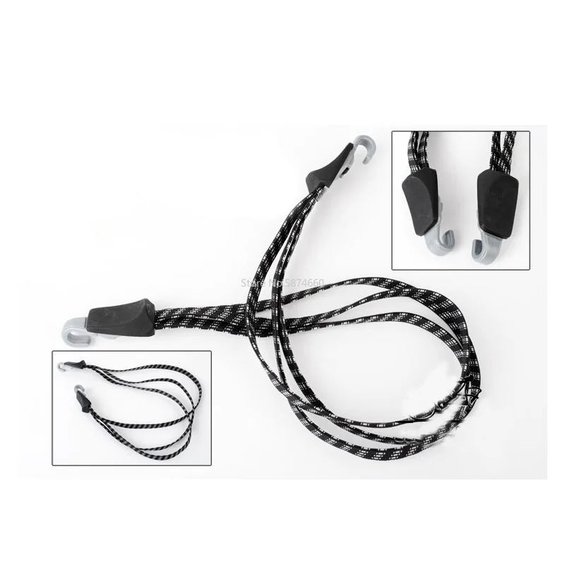 Bicycle Luggage Rope Mountain Bike Elastic Straps Cord Hooks 1PC