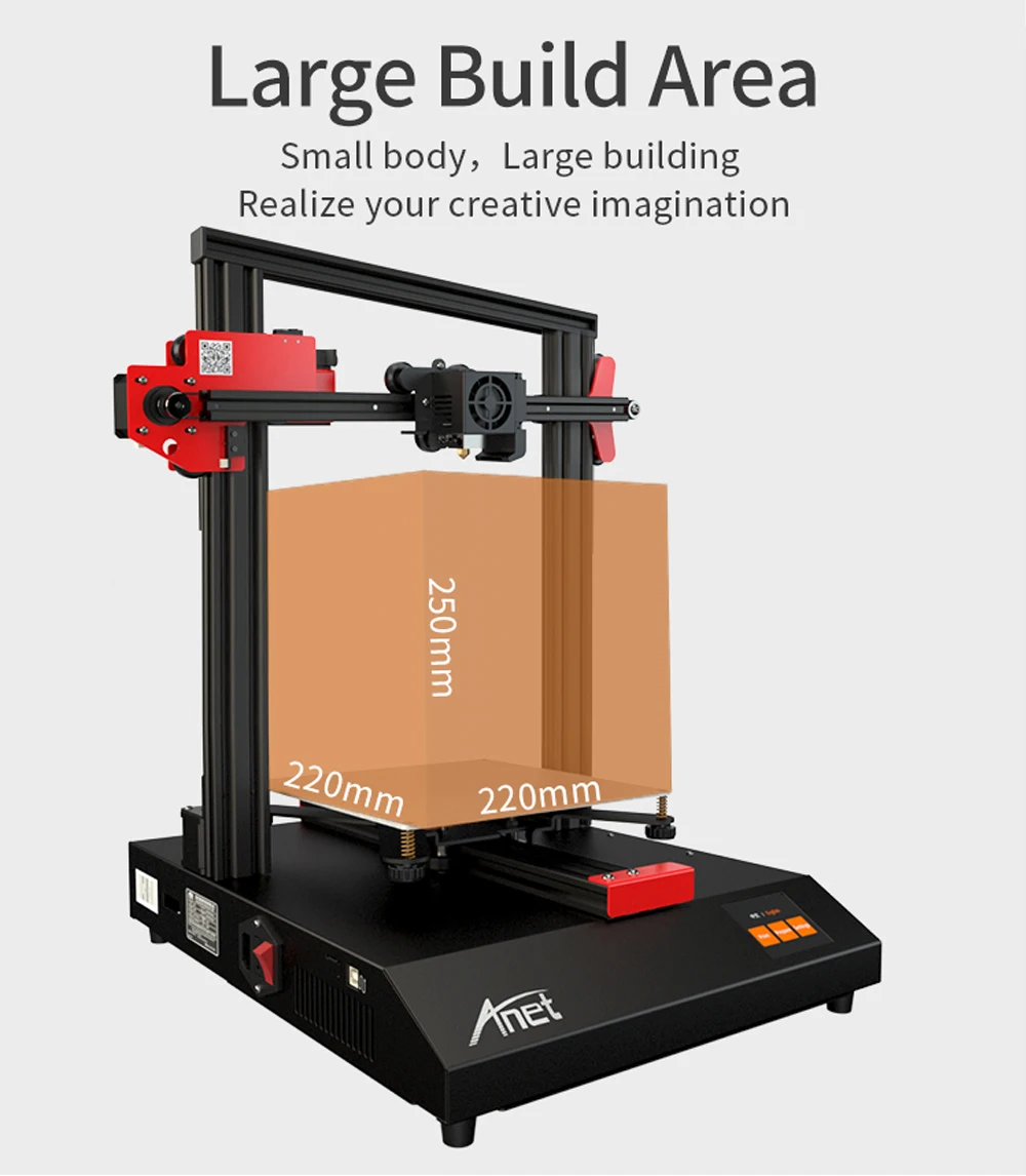 Новинка Anet ET4 ARM32 ABL автоматическое выравнивание кровати быстрый нагрев простая сборка Настольный FDM DIY 3d принтер Impressora 3D комплект