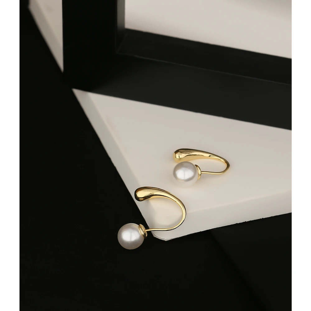 Женские перламутровые серьги YMYW очаровательные металлические медные