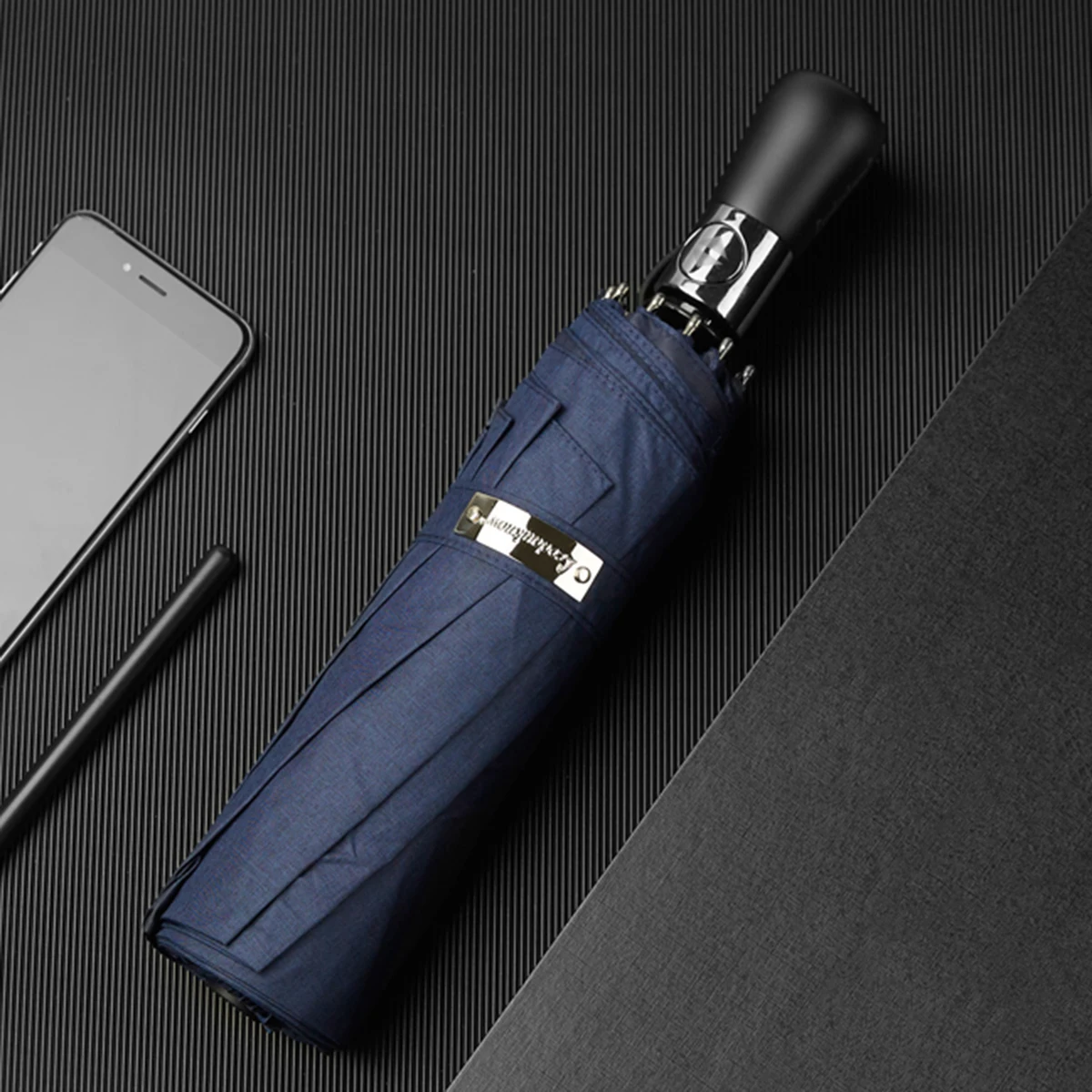 

Business Automatic Umbrella Men High Density Cation Cloth Folding Umbrellas UV Protection Windproof 10K Golf Umbrella Parasol