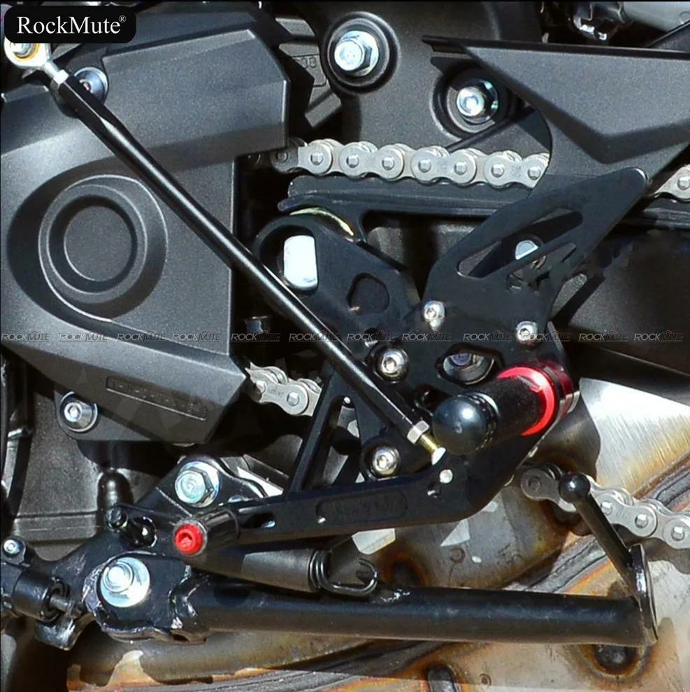 Для YAMAHA FZ-09 MT-09 Мотоцикл с ЧПУ регулируемый задний комплект подставка для ног задняя