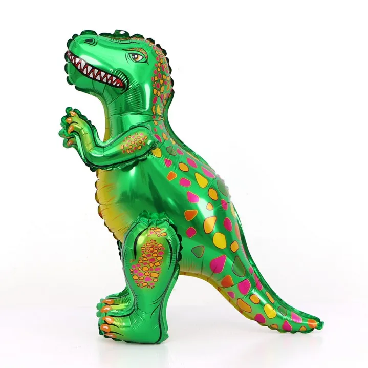 1 шт. Kawaii 3D Динозавр воздушный шар из фольги стоящий Динозавр Дракон день рождения деко вечерние товары для мальчиков Детские Игрушки гелиевые глобалы - Цвет: 1