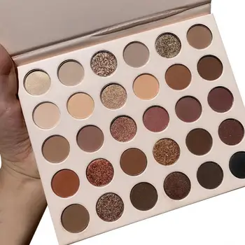 

New 30 Color Eyeshadow Palette Glitter Pearly Waterproof Sequined Mashed Eye Shadow Palette Glitter Pearly Dropshipping TSLM1