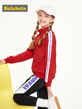 

Children clothing girls suits autumn 2019 new big children's Korean version long sleeve jacket & sweatpants set