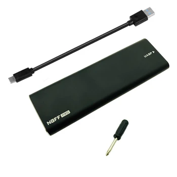 

USB 3.1 to M.2 NGFF SSD Mobile Hard Disk Box Adapter Card External Type C Enclosure Case for m2 SSD USB 3.1 Case 2242/2260/2280