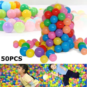 

200 PCS/bag Outdoor Sport Ball Colorful Soft Water Pool Ocean Wave Ball Baby Children Funny Toys Eco-Friendly Stress Air Ball
