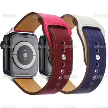 

For Apple Watch strap iwatch Band 42mm 38mm Genuine Leather Wristband Series 4 3