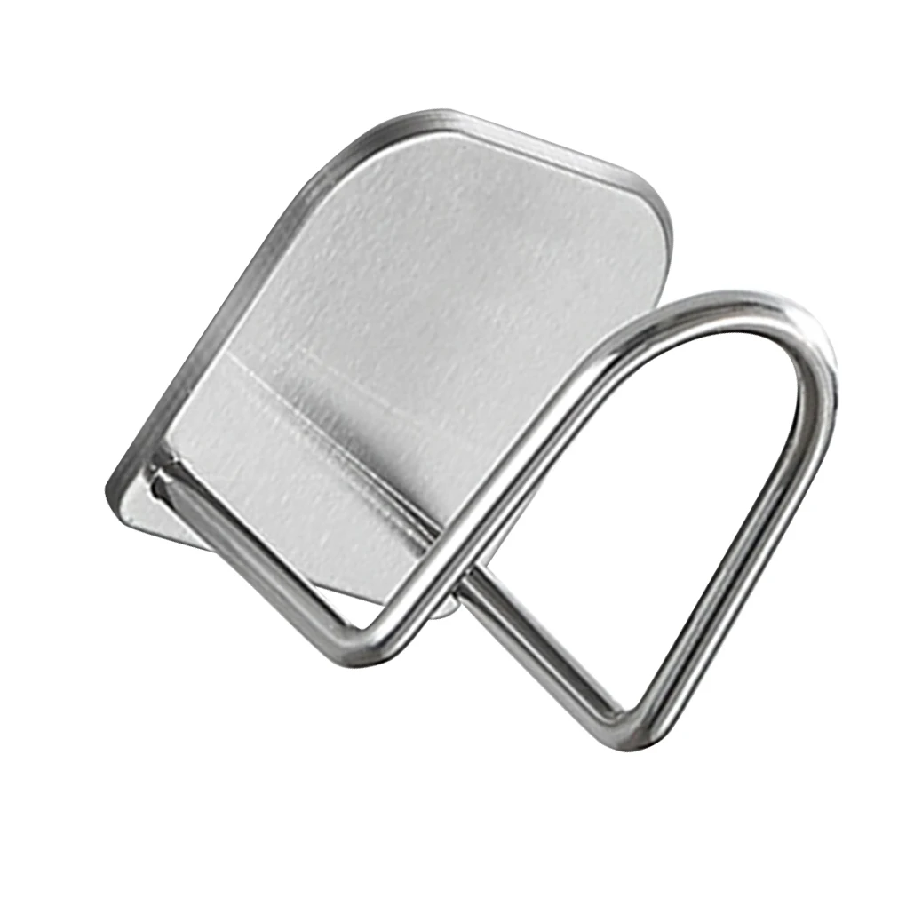 Kitchen Stainless Steel Sponges Holder Storage Rack Self Adhesive Sink Sponges Drain Drying Rack Kitchen Sink Storage Stand 3PCS