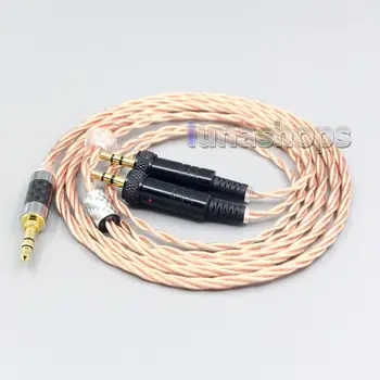 

LN007183 Silver Plated OCC Shielding Coaxial Earphone Cable For Sony MDR-Z1R MDR-Z7 MDR-Z7M2 With Screw To Fix Headphone