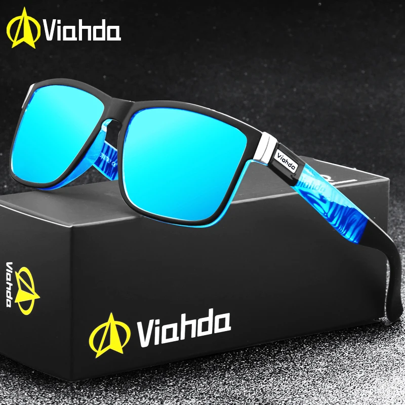 Viahda 2020 Популярные брендовые поляризационные солнцезащитные очки для мужчин и