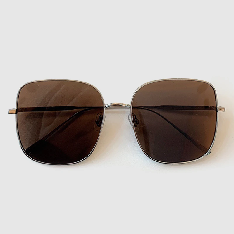 No.2 Sunglasses Модные трендовые аксессуары, солнцезащитные очки для женщин, фирменный дизайн, сплав, оправа, квадратные линзы, солнцезащитные очки для женщин Lentes De Sol Muje UV400 - Цвет линз: No.2 Sunglasses