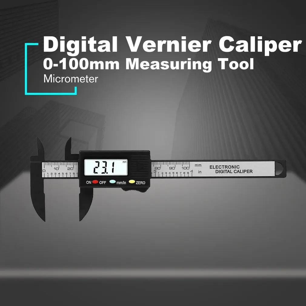 Мини электронный цифровой штангенциркуль 0-100 мм измерительный инструмент цифровой штангенциркуль Калибр микрометр для измерения ювелирных изделий