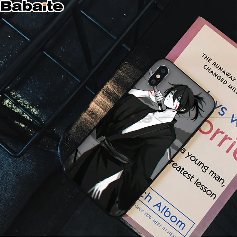 A5 Babaite Noragami yato Аниме новое поступление черная ячейка чехол для iPhone X XS MAX 6 6S 7 7plus 8 8Plus 5 5S XR - Цвет: A5