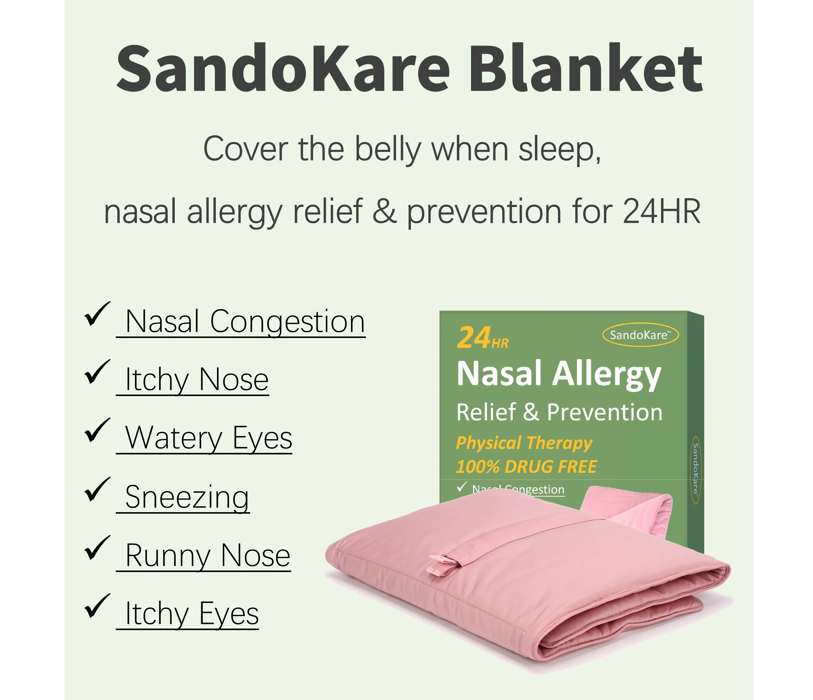 Nasal Allergies Symptoms Relief for Kids & Adults, Ease Rhinitis