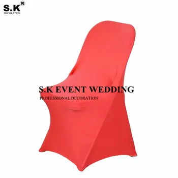 

Hot Sale Spandex Stretch Folding Chair Cover For Wedding Banquet Event Decoration