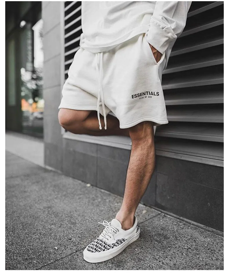 

Men's muscle room fitness shorts Bodybuilding pure cotton loose training sports casual shorts men's basketball sports shorts men