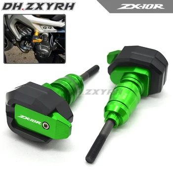 

High qualityFalling Protection Frame Slider Fairing Guard Anti Crash Pad Protector For kawasaki ZX10R ZX-10R ZX 10R 2016-2019