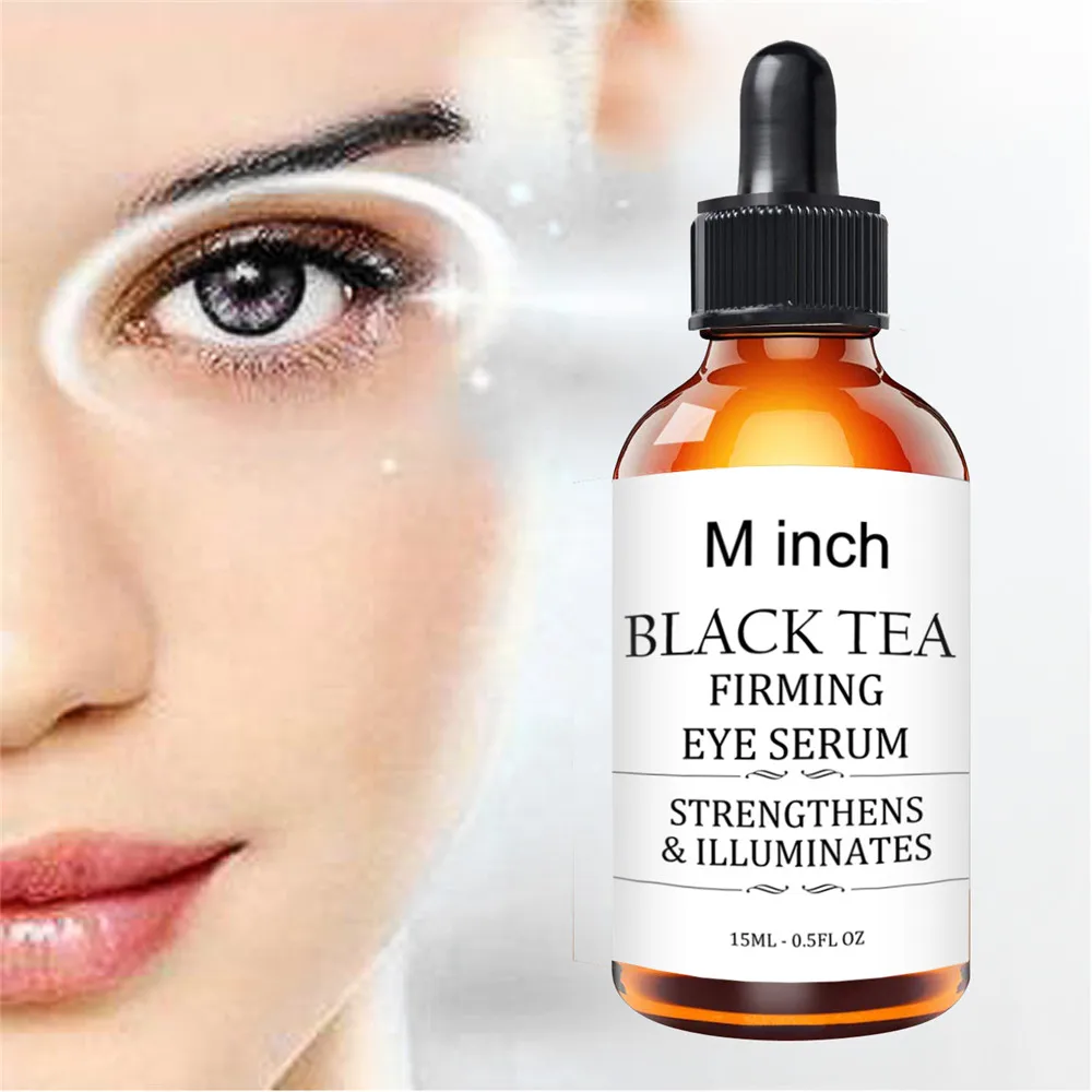 Minch Black Tea Eye Serum Anti Wrinkle Remover Dark Circles Eye Essential Oil Against Puffiness