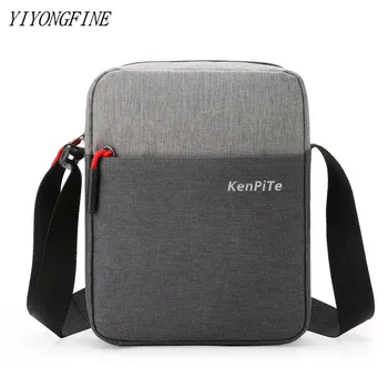 

YIYONGFINE Men's Bags Light Canvas Shoulder Bag For 7.9' Ipad Casual Crossbody Bags Waterproof Business Shoulder Bag For Men
