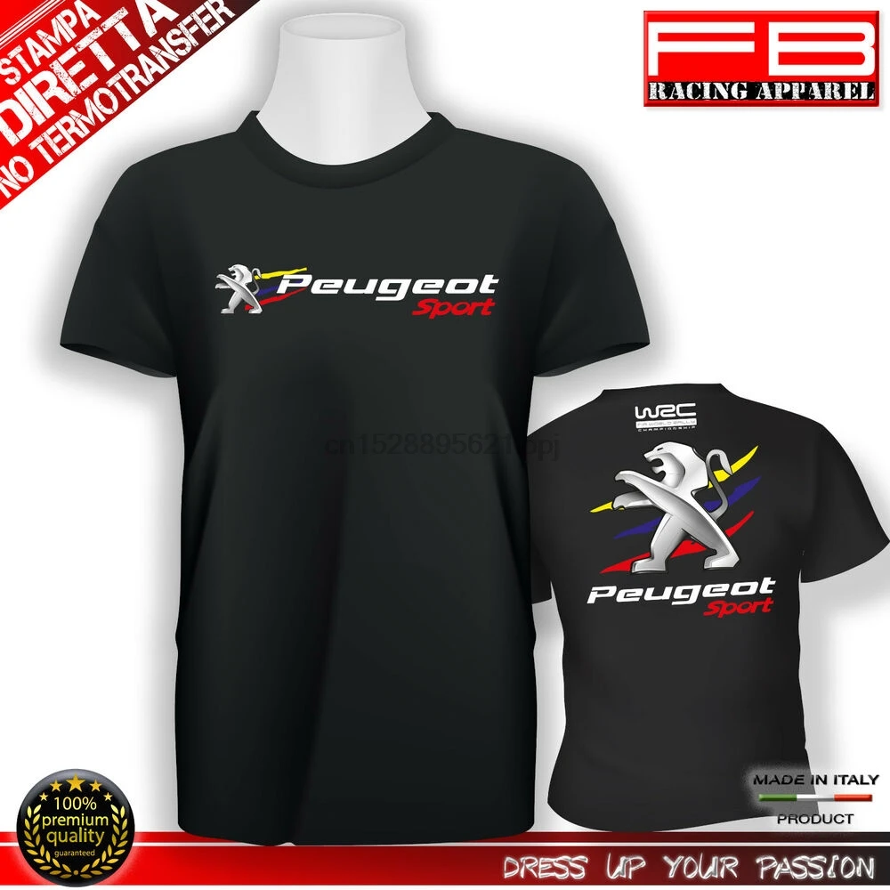

T-Shirt Peugeot Sport Old Rally Car WRC 205 Gti 309 Gti 405 106 Gti 306 Gti
