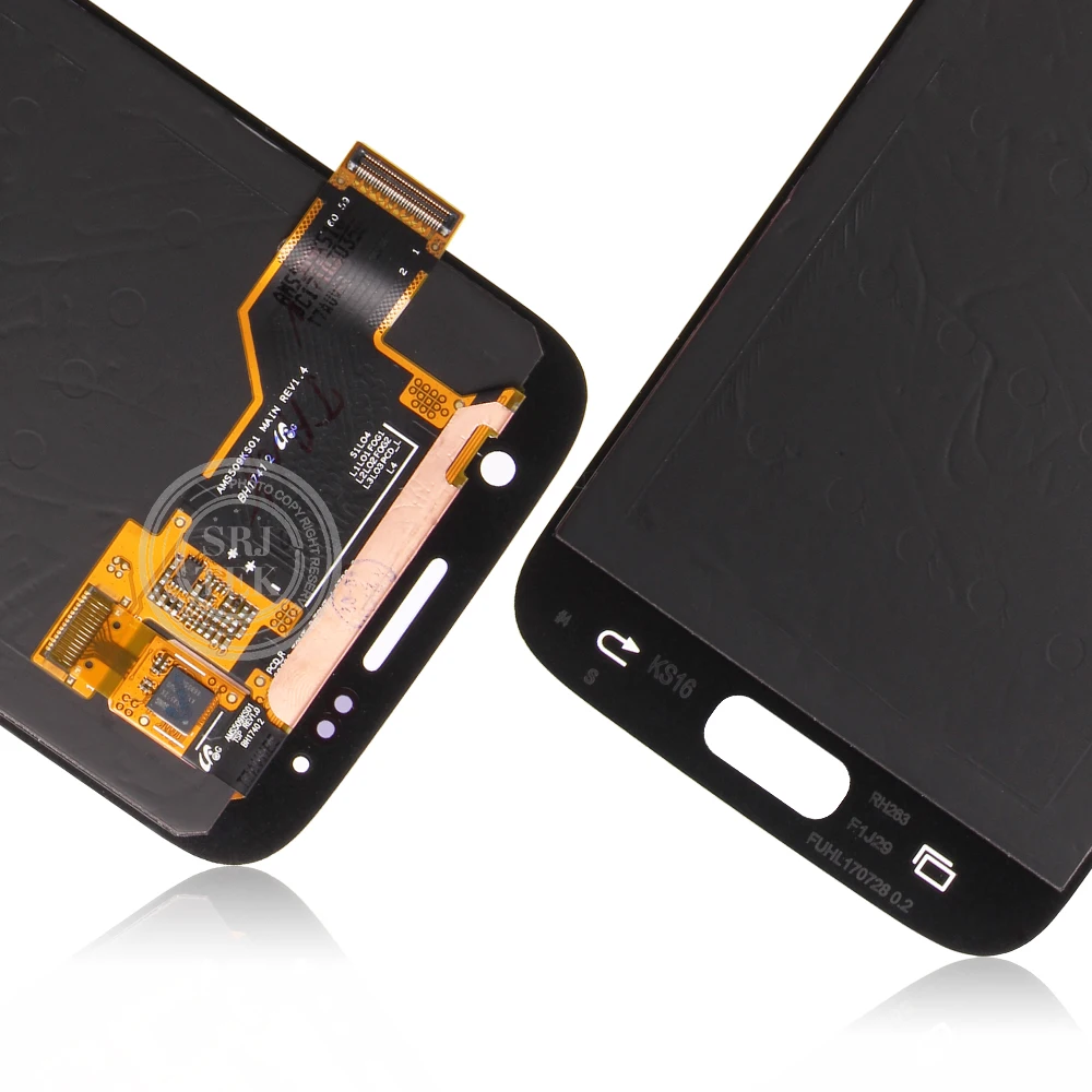 ЖК экран 5 1 дюйма TFT/OLED/AMOLED для SAMSUNG Galaxy S7 стеклянный дисплей G930 G930F SM сенсорный