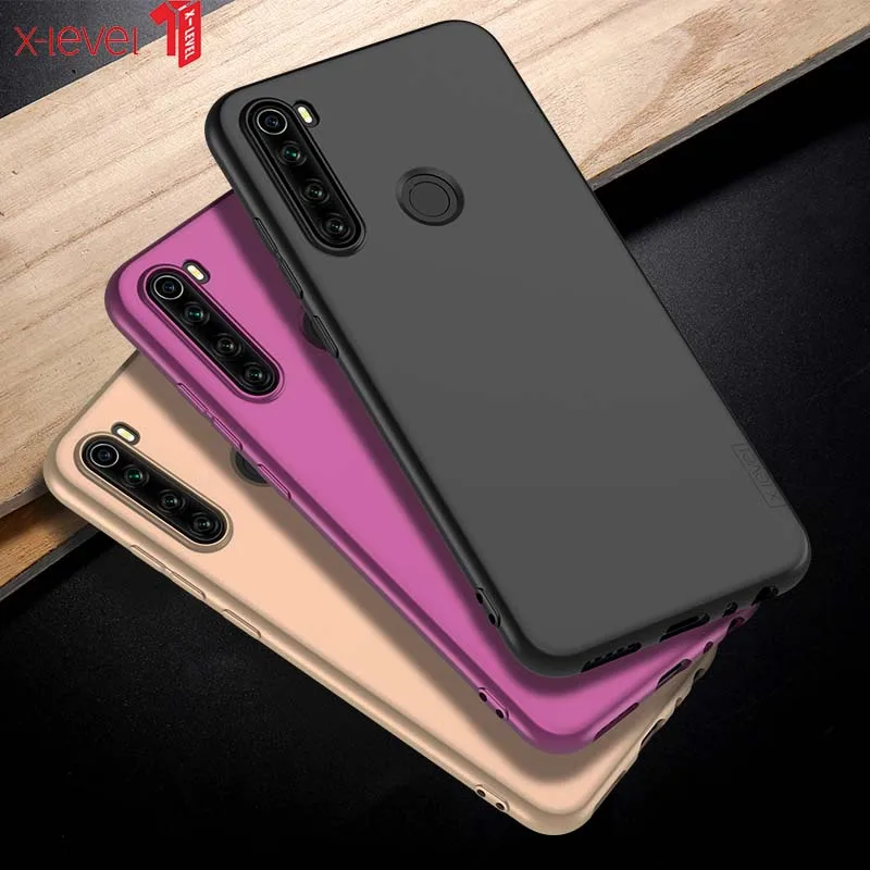

Original X-Level Minimalist Thin Soft Tpu Matte Protective Back Cover for Xiaomi Redmi Note 8 Pro Note 8 Case Capa Drop Shipping