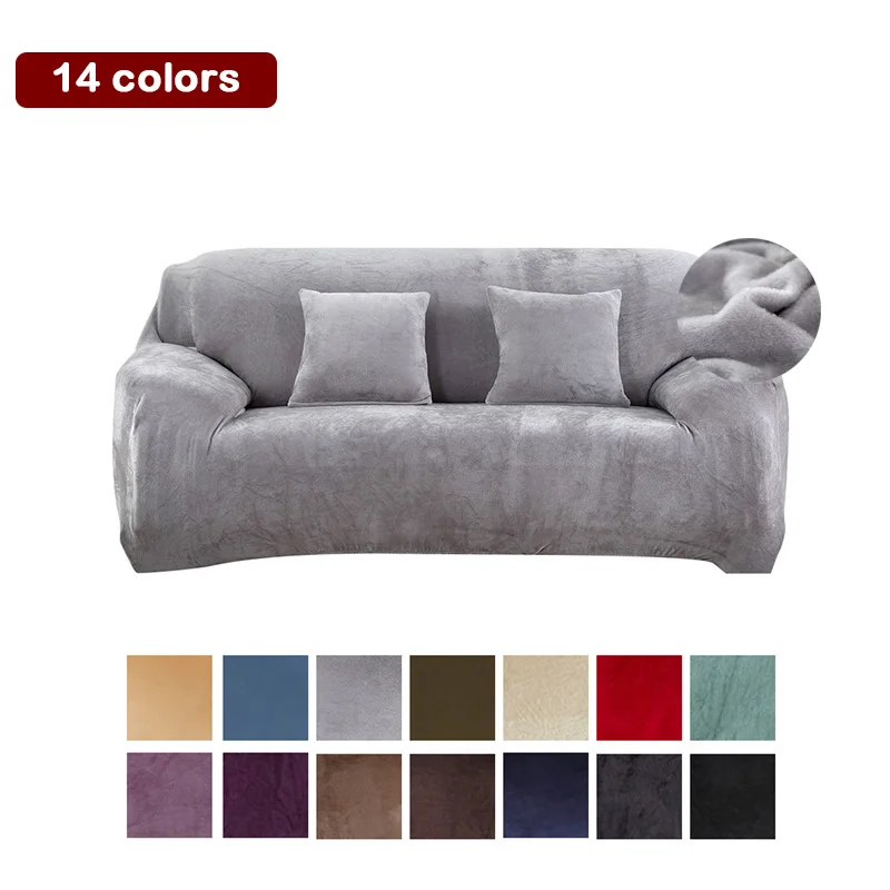

Sofa Cover Living Room Sofa Dustproof Dust Cover Sofa Cover Single/Two/Three/Four Seat Stretch Sofa Cover Plush Sofa Cover