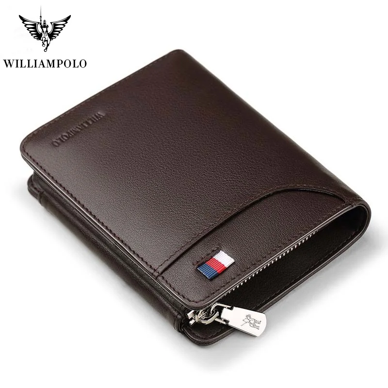 mens black wallet with zip coin pocket