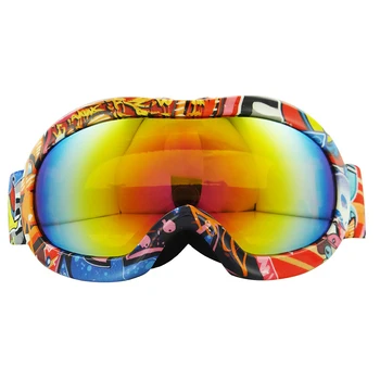 

Kids Ski Goggles Anti-Fog Skiing Glasses Snow Mask Snowboard Glasses Double Layers HD Lens UV400 Children Girls Boys Small Size